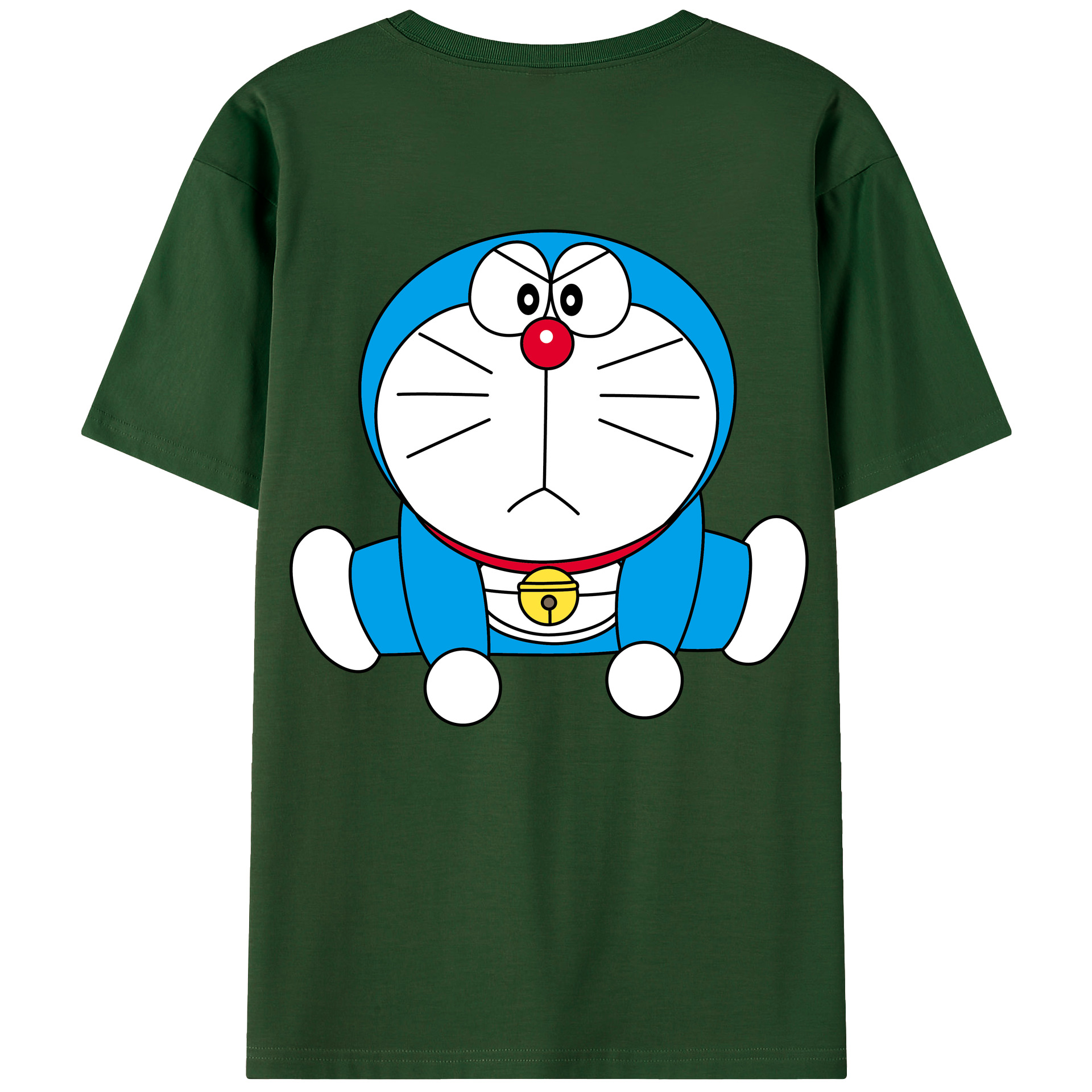 （画像用） ドラえもん Doraemon 綿100％半袖Tシャツ（背面プリント）